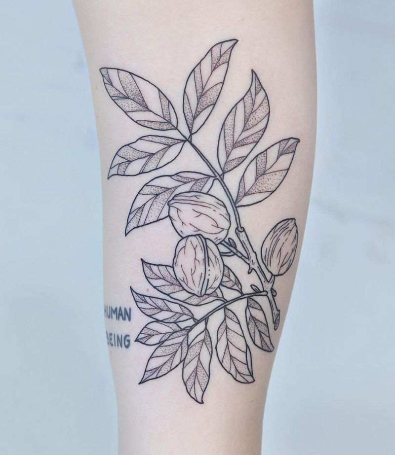 30 Pretty Walnut Tattoos You Must Try