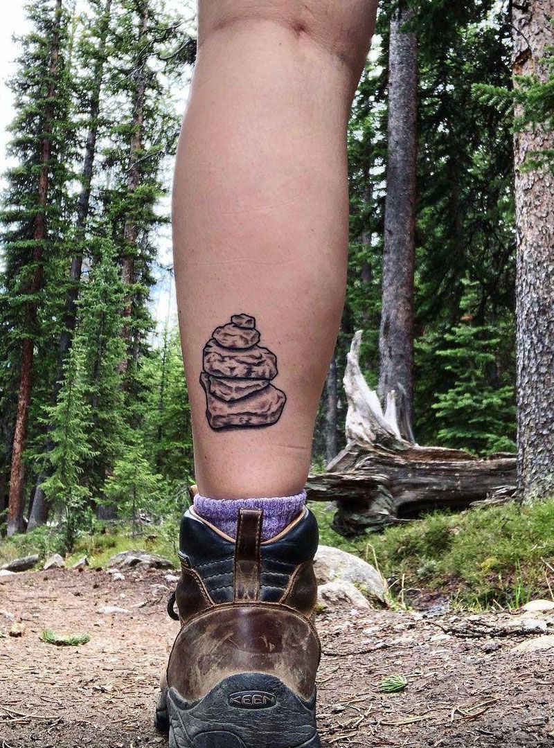 30 Unique Cairn Tattoos for Your Inspiration