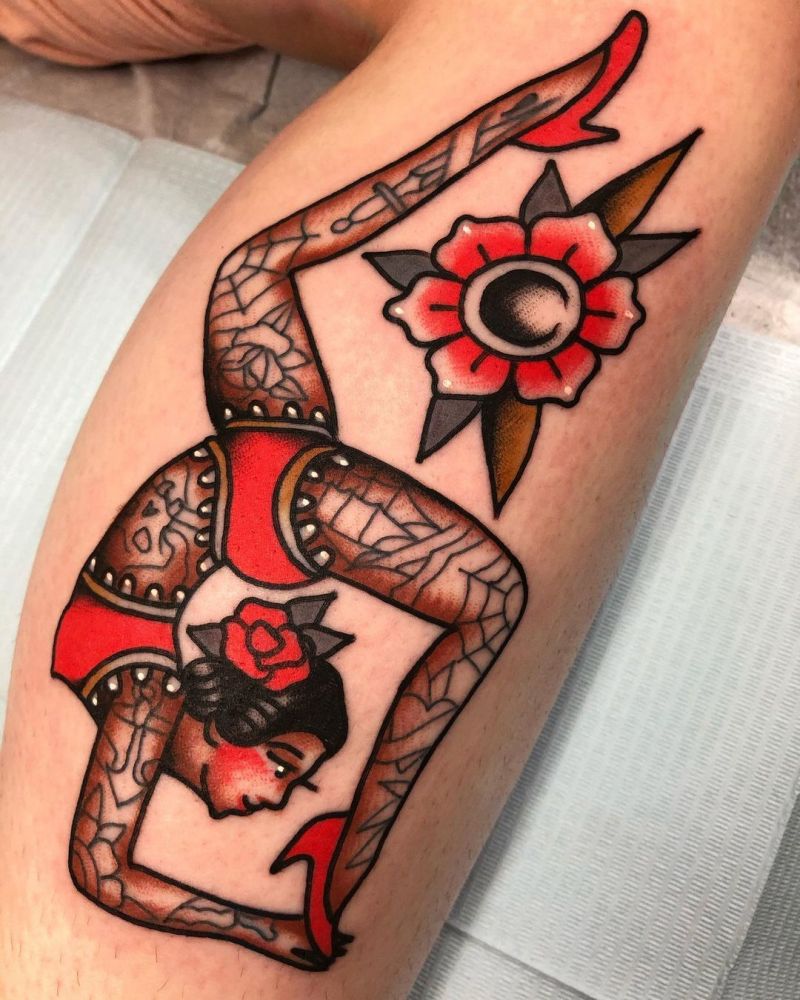 30 Creative Gymnast Tattoos for Your Inspiration