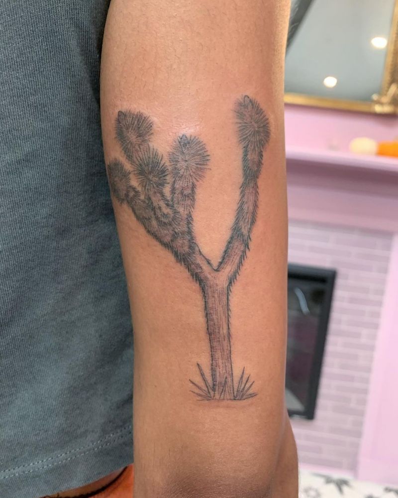 30 Pretty Joshua Tree Tattoos You Must Love