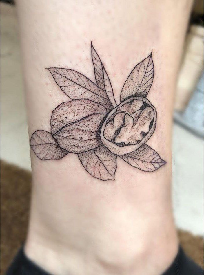 30 Pretty Walnut Tattoos You Must Try