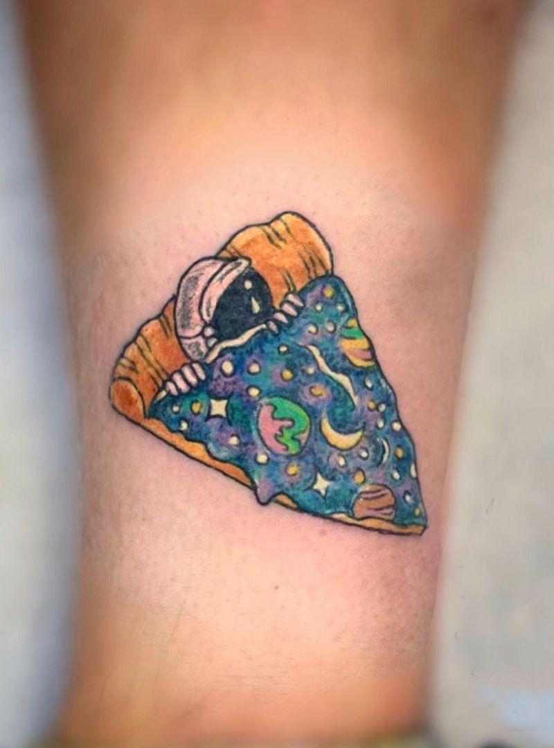 30 Elegant Pizza Tattoos for Your Inspiration