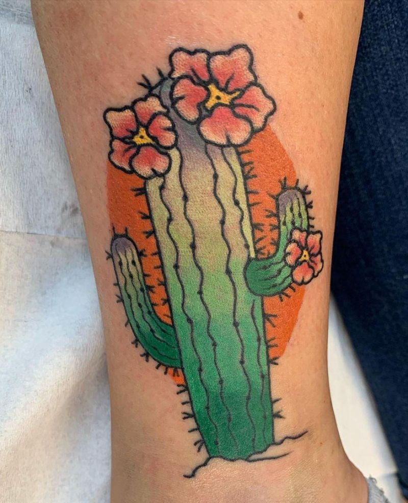 30 Pretty Saguaro Tattoos You Will Love