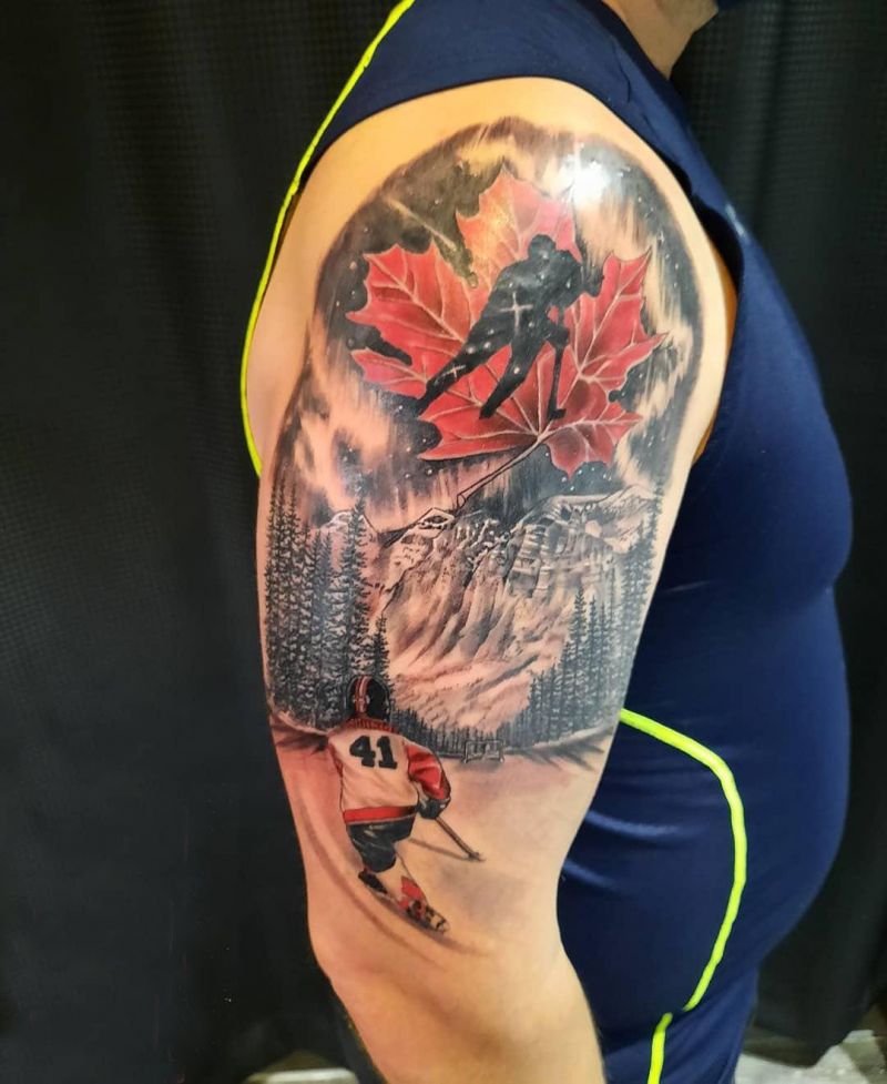 30 Unique Hockey Tattoos You Must Love