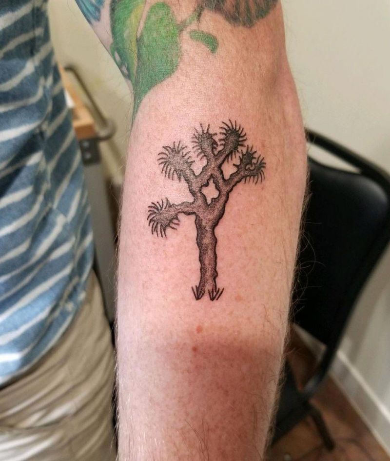 30 Pretty Joshua Tree Tattoos You Must Love