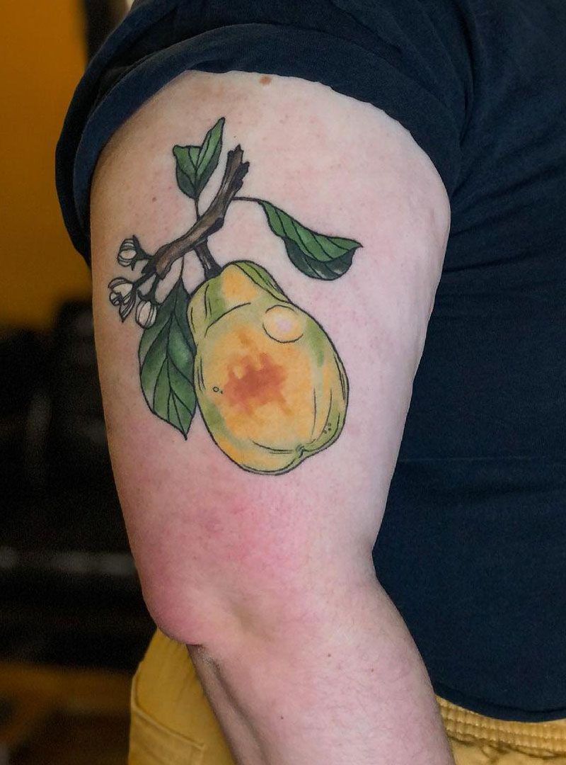 30 Pretty Pear Tattoos You Must Love