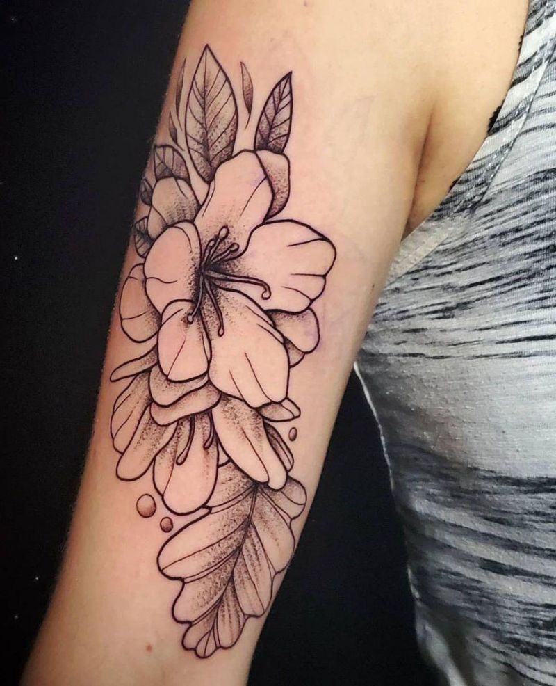 30 Elegant Azalea Tattoos You Need to Copy