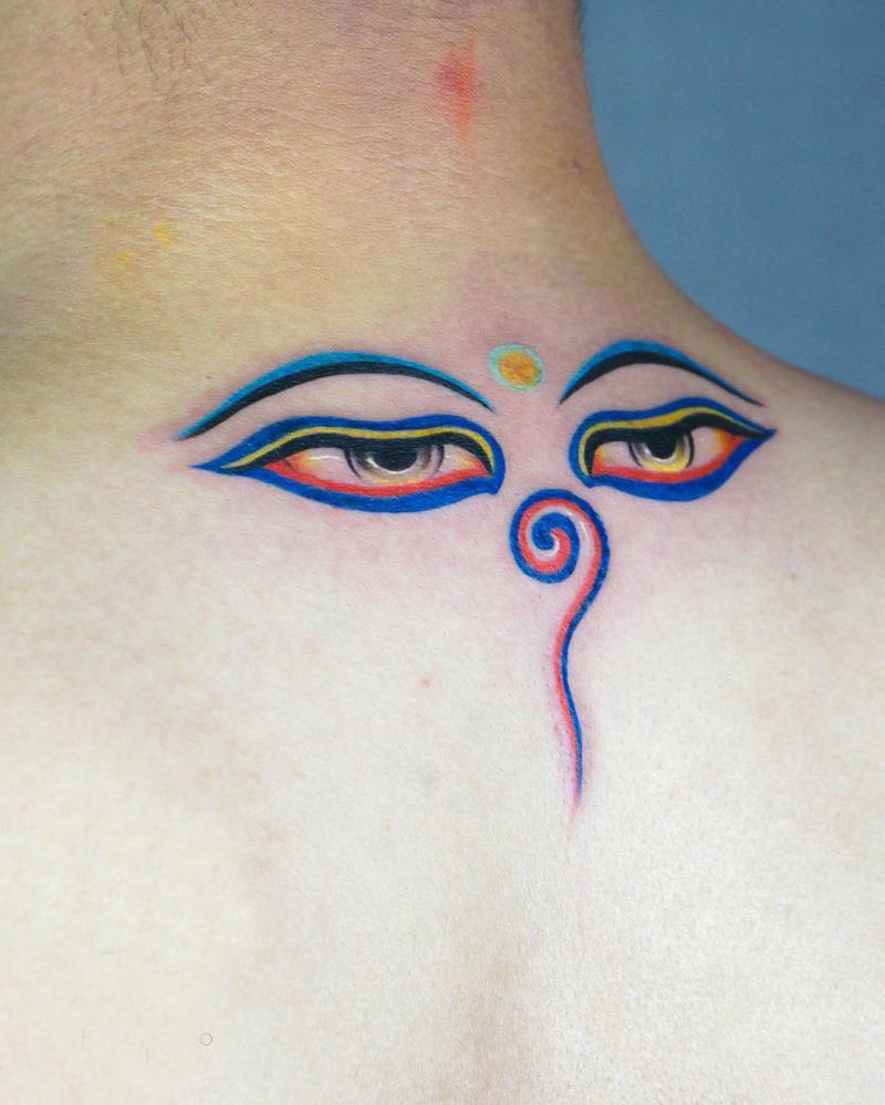 30 Pretty Buddha Eyes Tattoos You Will Love