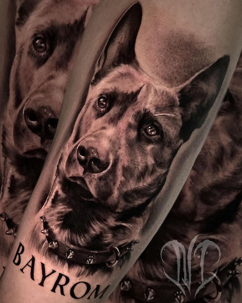 30 Cute Dog Tattoos You Can Copy