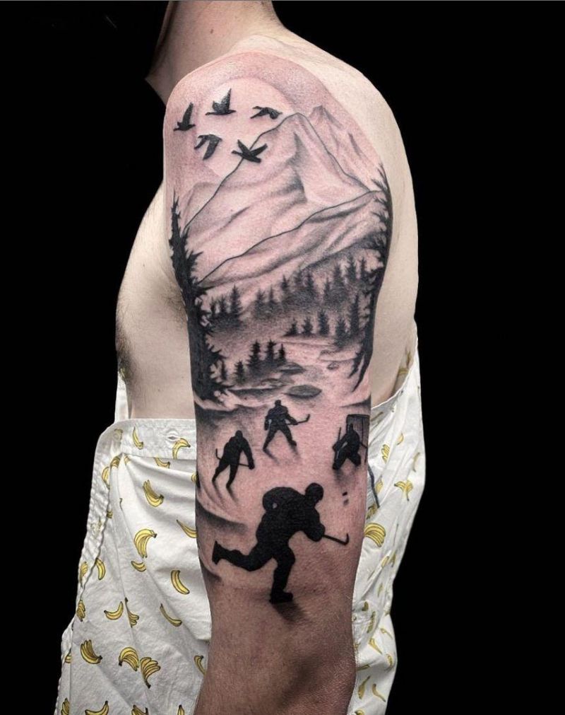 30 Unique Hockey Tattoos You Must Love