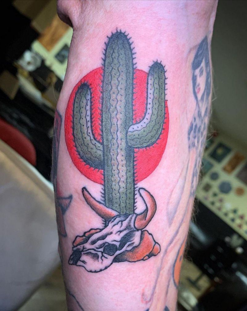 30 Pretty Saguaro Tattoos You Will Love