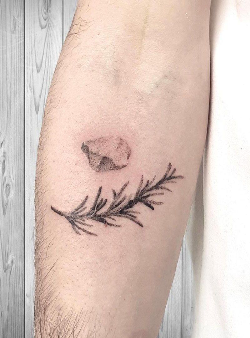 30 Elegant Stone Tattoos for Your Inspiration