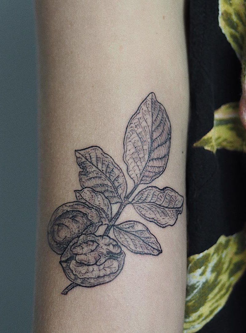 30 Pretty Walnut Tattoos You Must Try