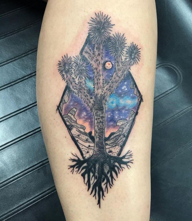 30 Pretty Joshua Tree Tattoos You Must Love