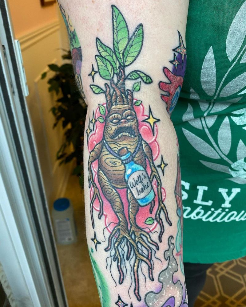 30 Pretty Mandrake Tattoos You Will Love