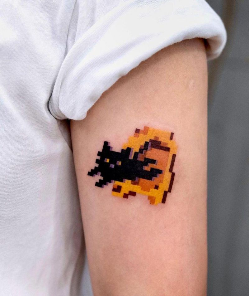 30 Pretty Pixel Tattoos You Need to Copy