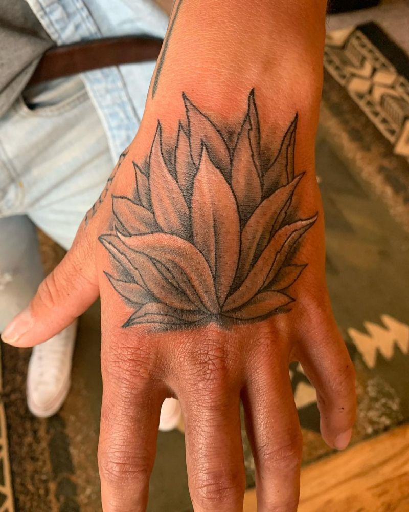 30 Pretty Agave Tattoos Make You Attractive