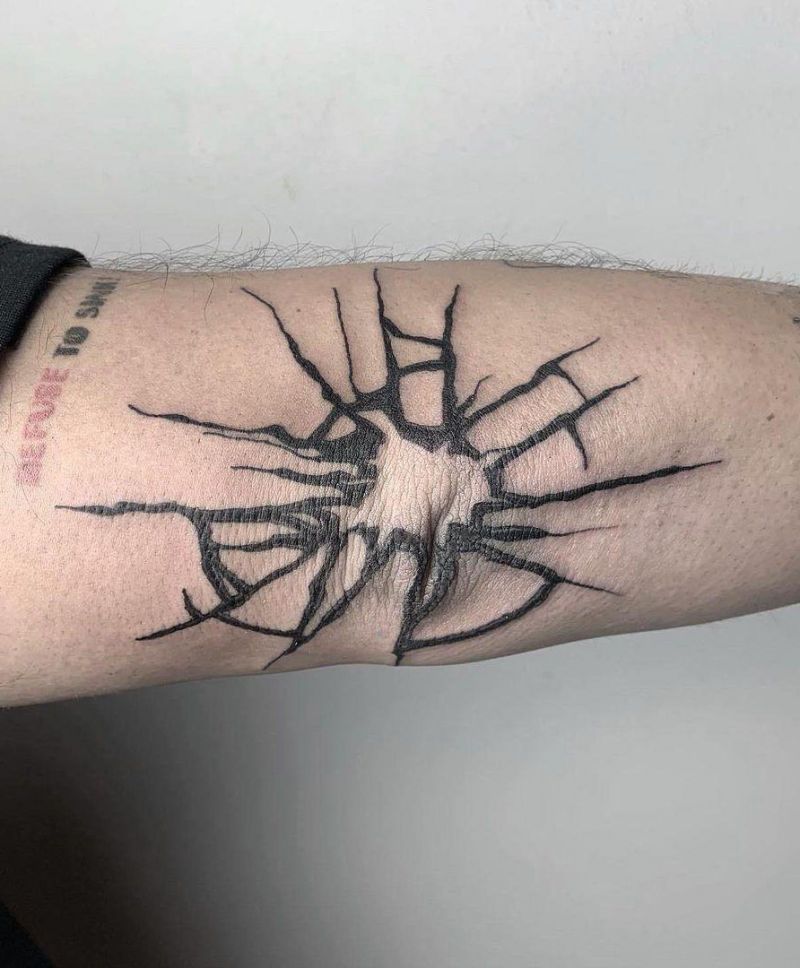 30 Unique Crack Tattoos to Inspire You