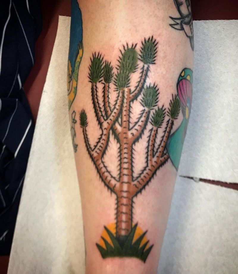 30 Pretty Joshua Tree Tattoos You Must Love