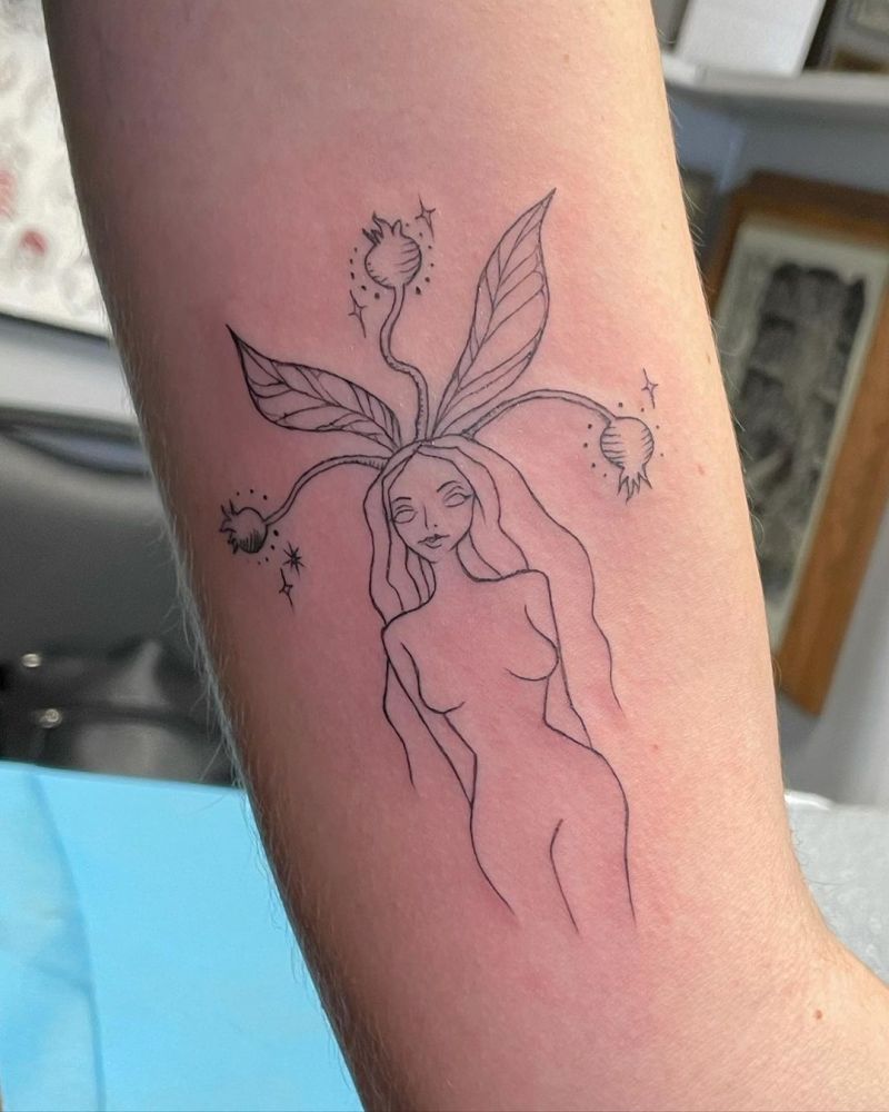 30 Pretty Mandrake Tattoos You Will Love