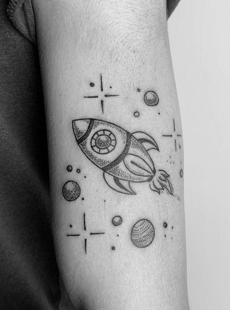 30 Pretty Solar System Tattoos You Must Love