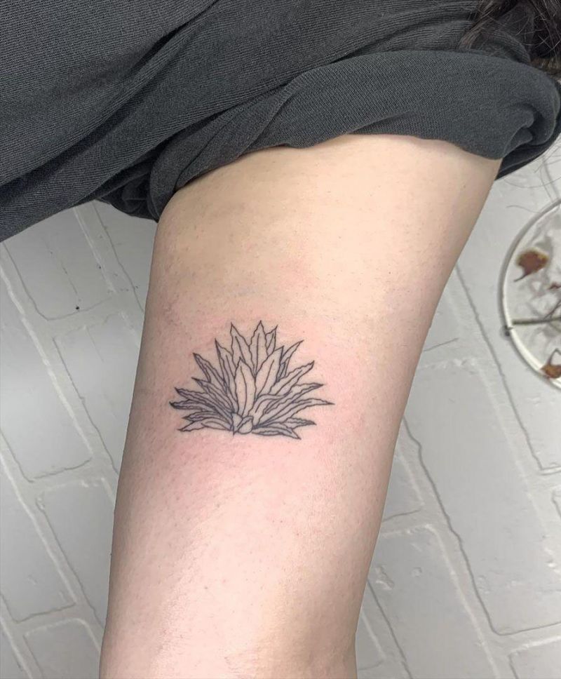 30 Pretty Agave Tattoos Make You Attractive