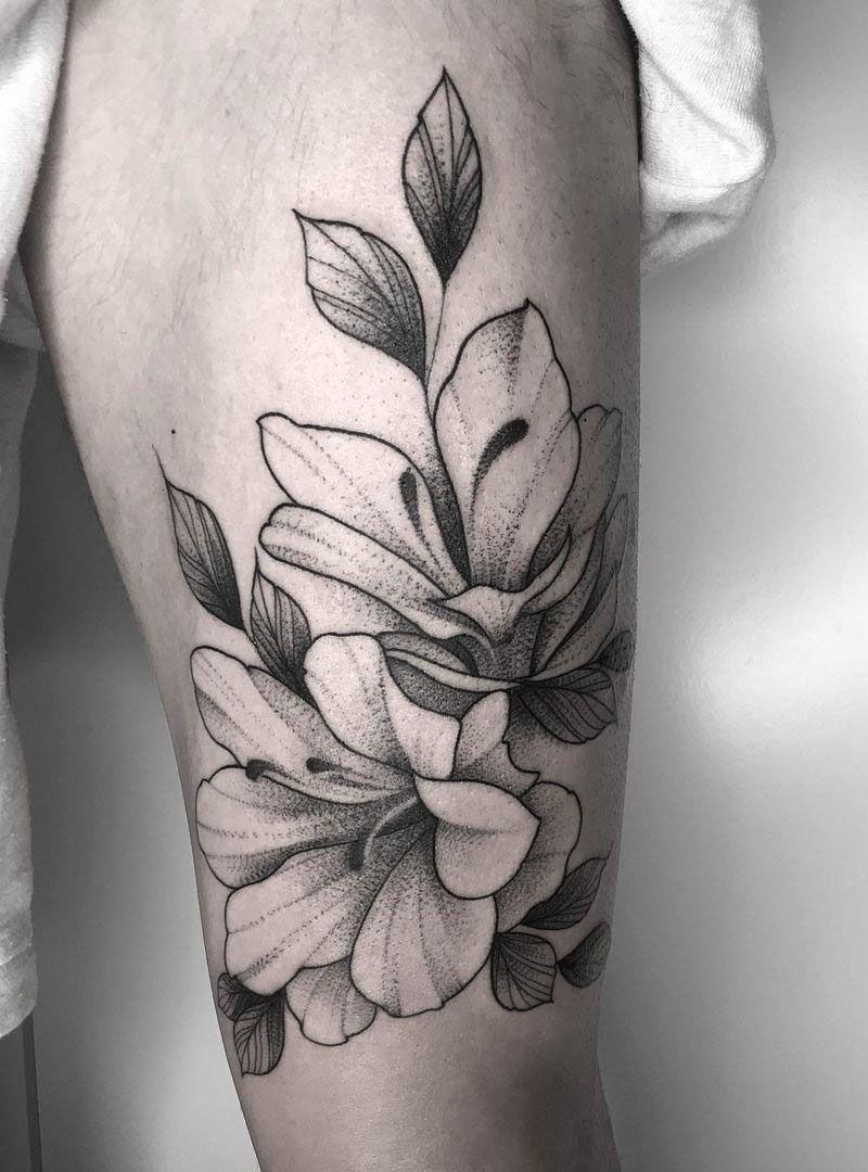 30 Elegant Azalea Tattoos You Need to Copy