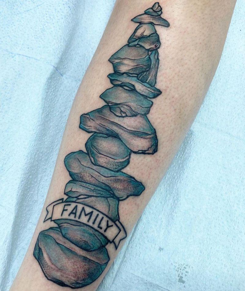 30 Unique Cairn Tattoos for Your Inspiration