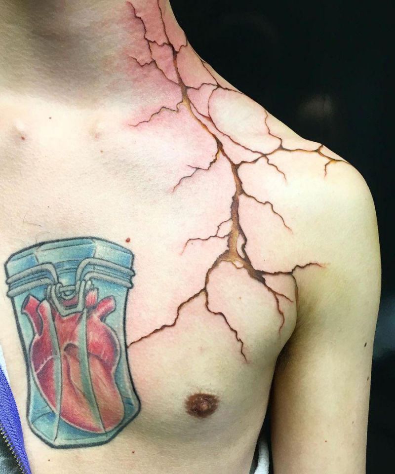 30 Unique Crack Tattoos to Inspire You