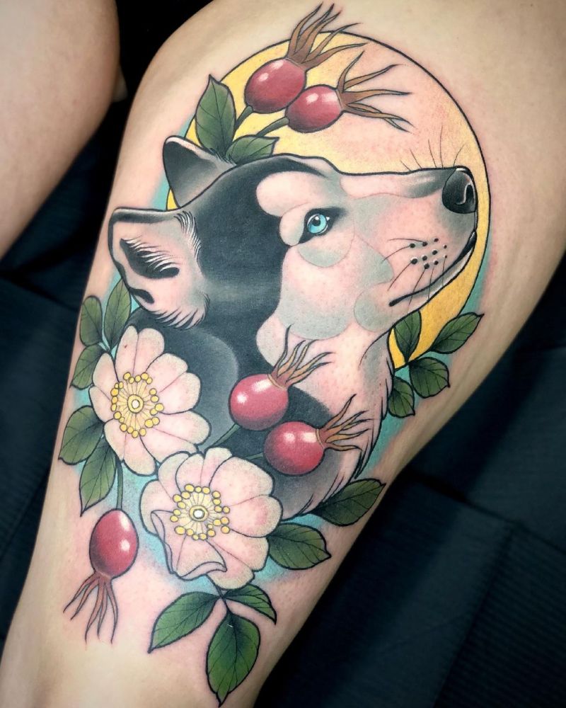 30 Cute Dog Tattoos You Can Copy