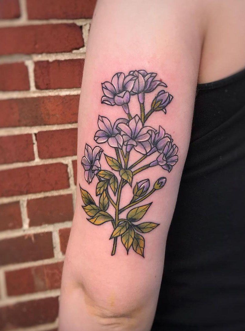 30 Pretty Jasmine Tattoos You Must Love