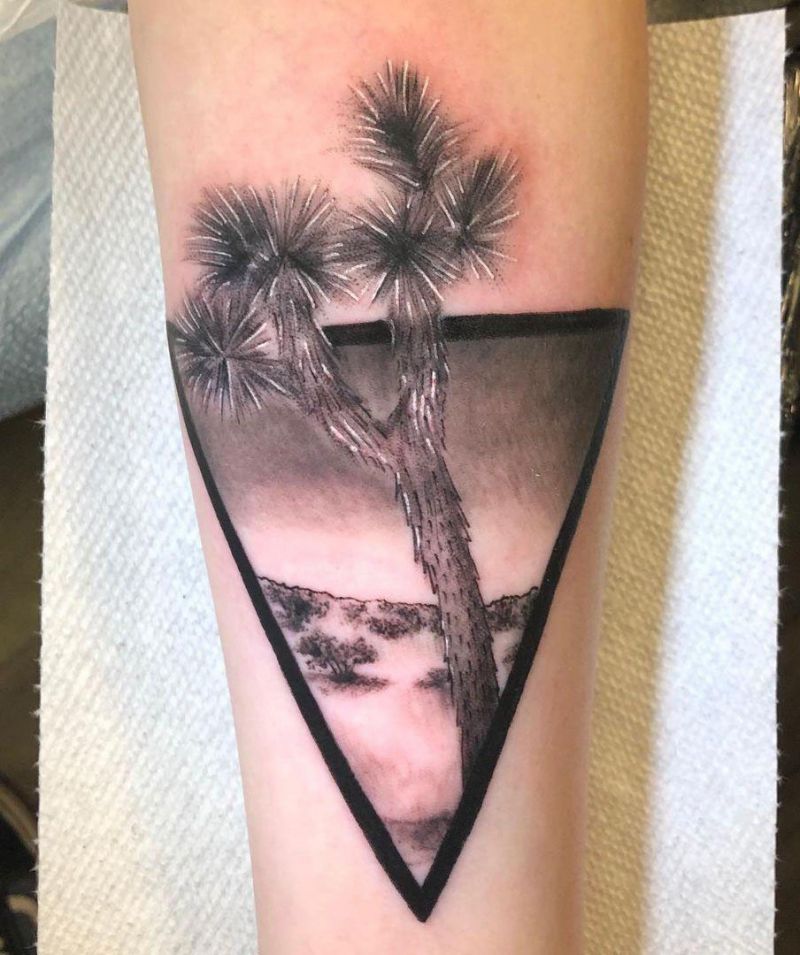 30 Pretty Joshua Tree Tattoos You Must Love