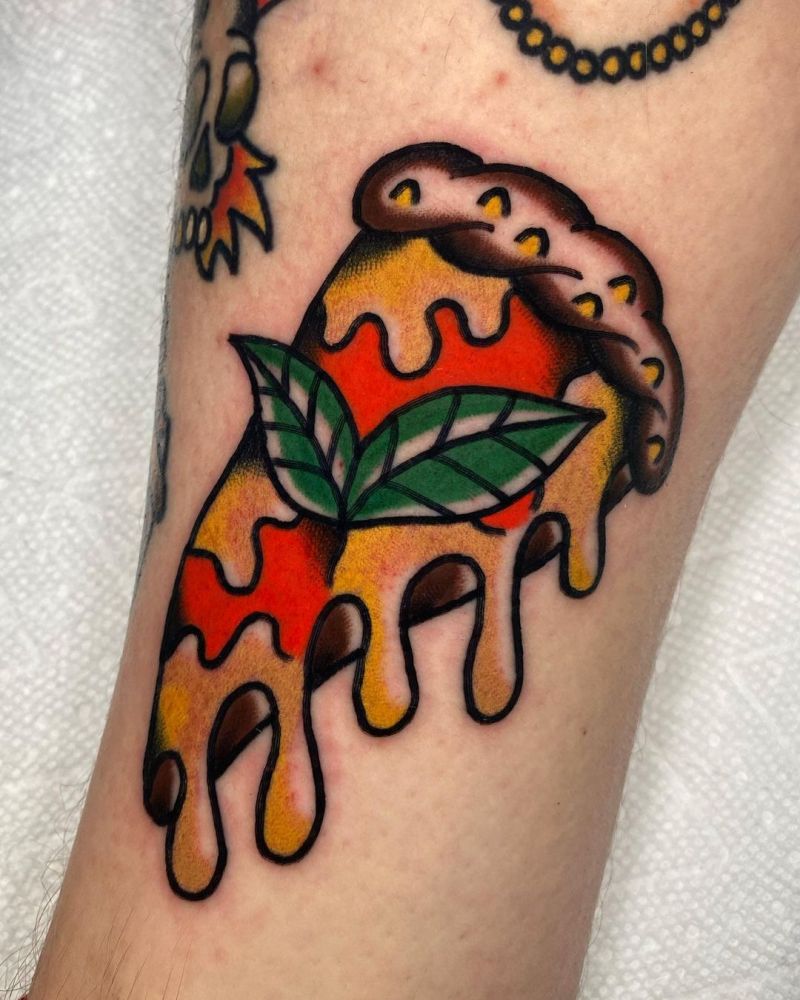 30 Elegant Pizza Tattoos for Your Inspiration