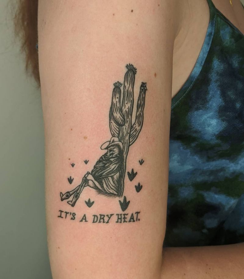 30 Pretty Saguaro Tattoos You Will Love