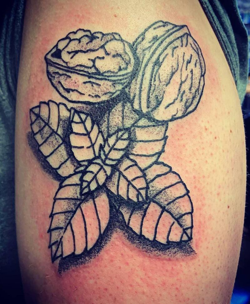 30 Pretty Walnut Tattoos You Must Try