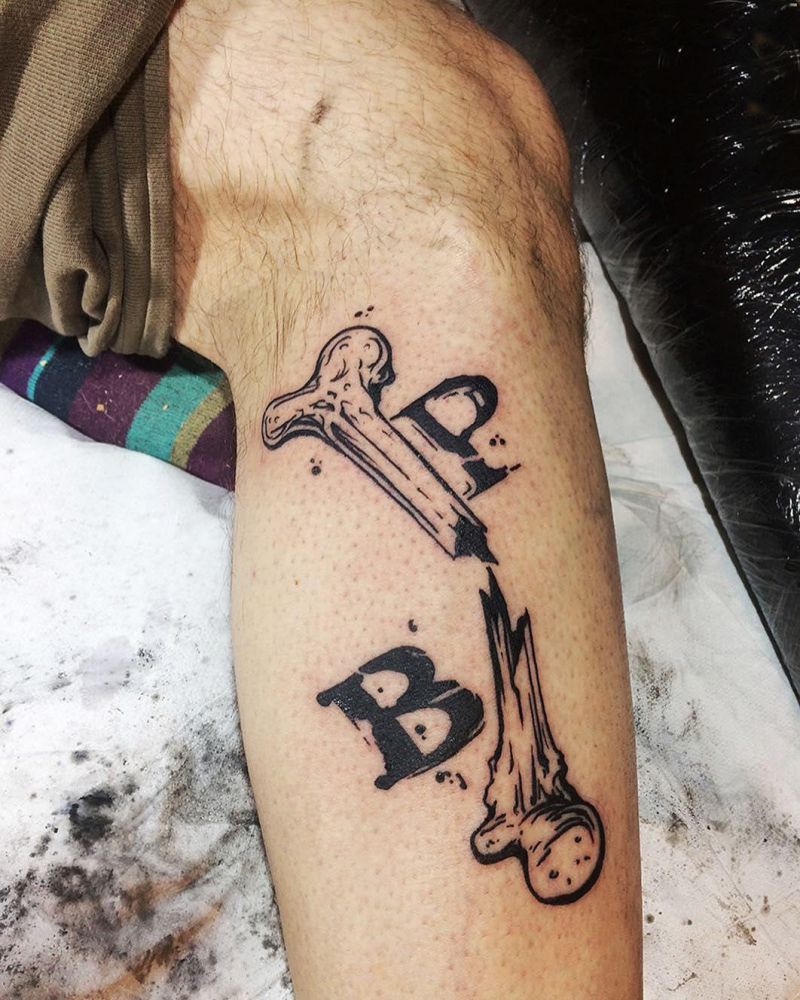 30 Unique Broken Bone Tattoos You Can Copy