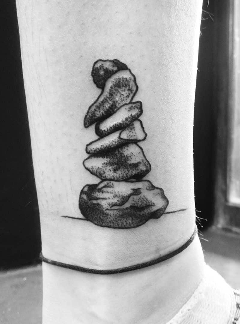 30 Unique Cairn Tattoos for Your Inspiration