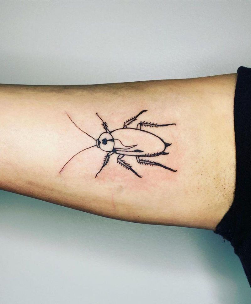 30 Pretty Cockroach Tattoos You Will Love