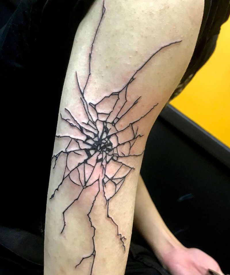 30 Unique Crack Tattoos to Inspire You