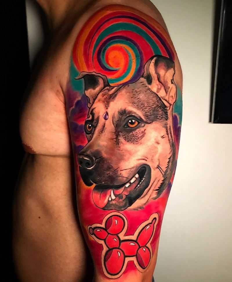 30 Cute Dog Tattoos You Can Copy