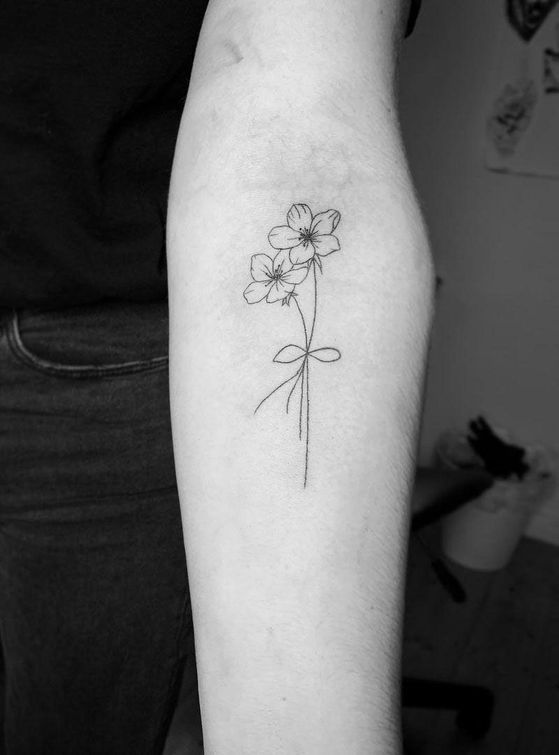 30 Pretty Jasmine Tattoos You Must Love