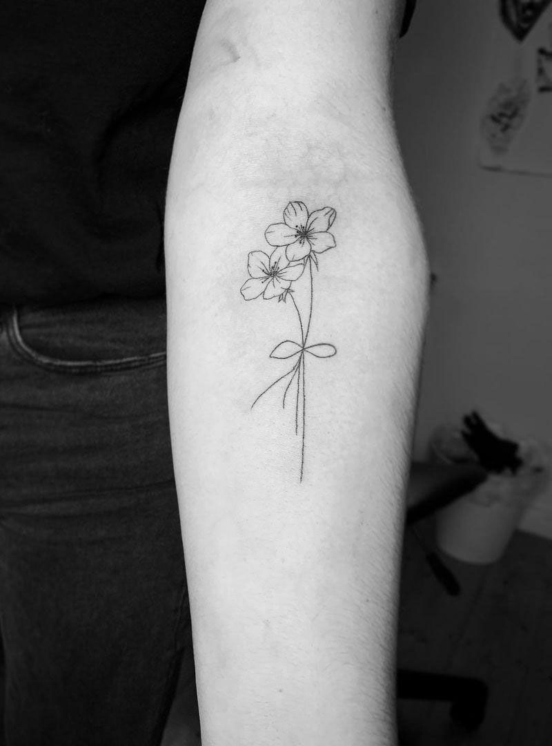 30 Pretty Jasmine Tattoos You Must Love