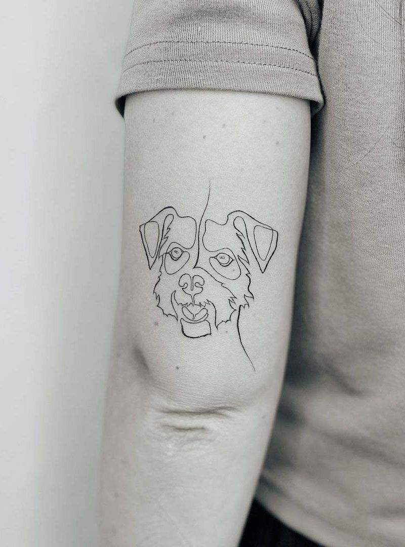 30 Cute Dog Tattoos You Can Copy