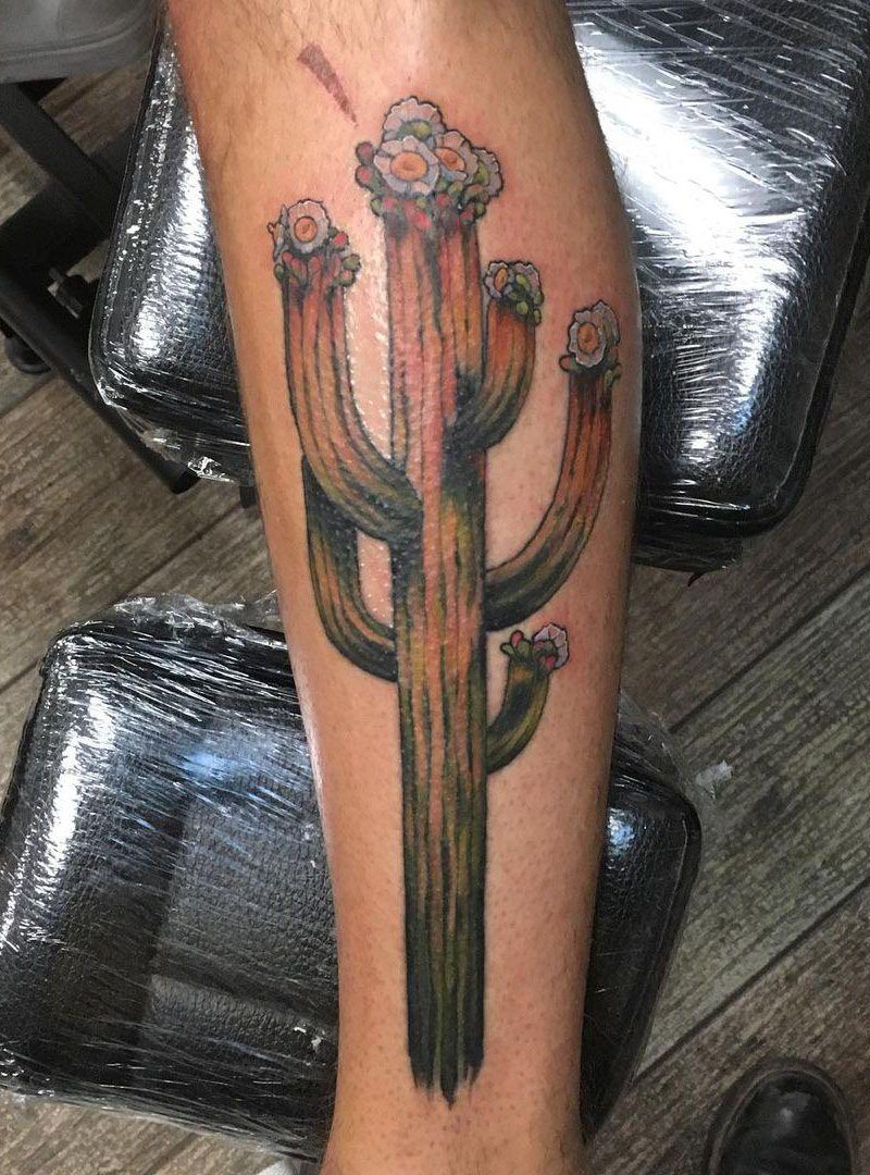 30 Pretty Saguaro Tattoos You Will Love