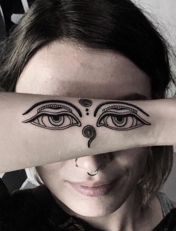 30 Pretty Buddha Eyes Tattoos You Will Love