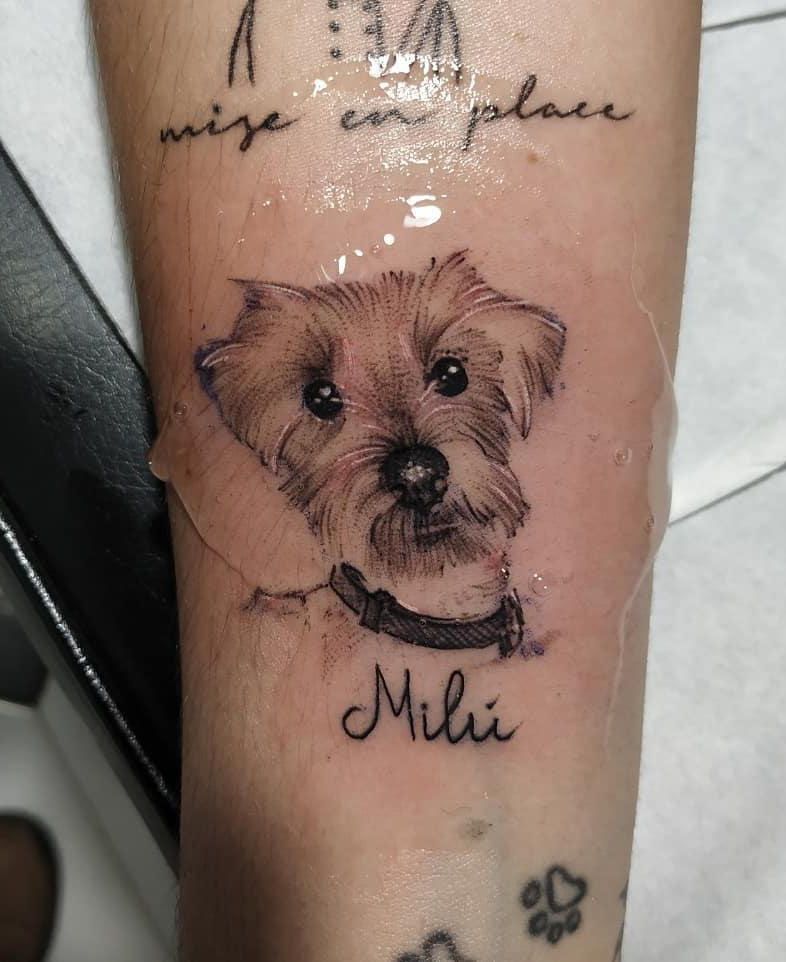 30 Cute Dog Tattoos You Can Copy