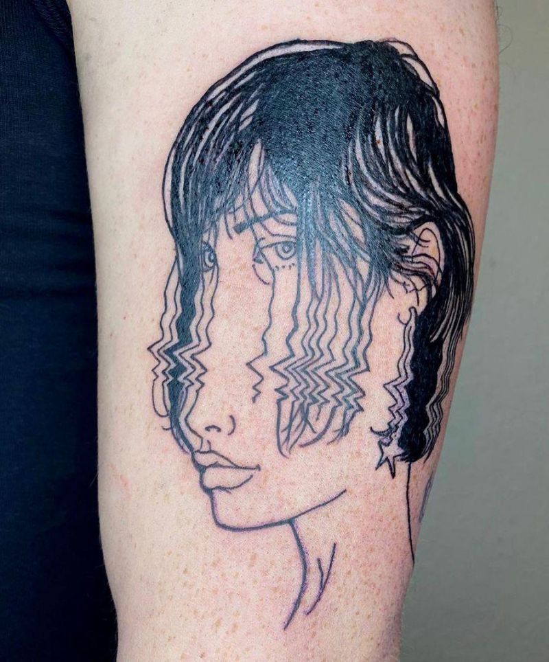 30 Great Glitch Tattoos You Can Copy