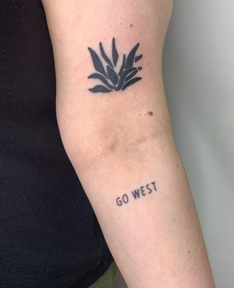 30 Pretty Agave Tattoos Make You Attractive