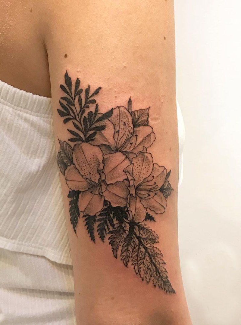 30 Elegant Azalea Tattoos You Need to Copy