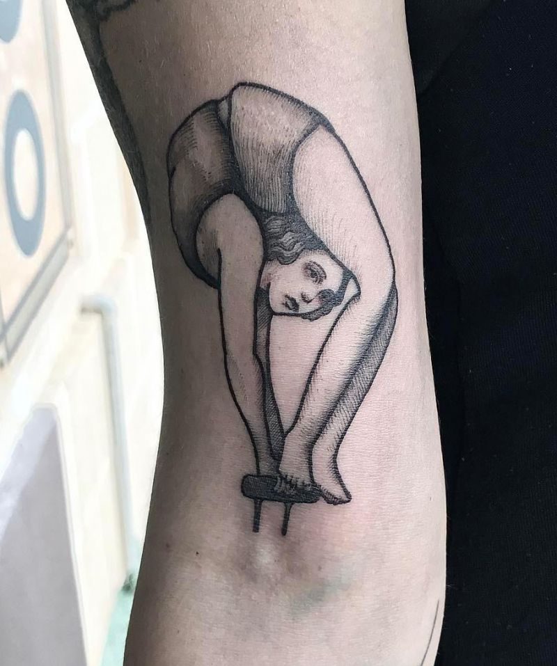 30 Creative Gymnast Tattoos for Your Inspiration